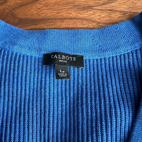 Gradient dip dye blue spring cardigan - Picture 5 of 6